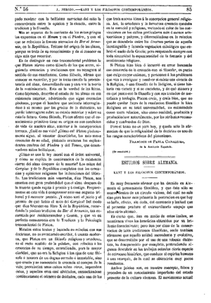 José del Perojo, Estudios sobre Alemania, 1875