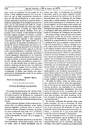 Gastón Tissandier, Nuevas materias colorantes, 1875