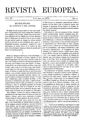 E. Rouget, Estudios b&iacute;blicos. El cap&iacute;tulo X del G&eacute;nesis, 1875