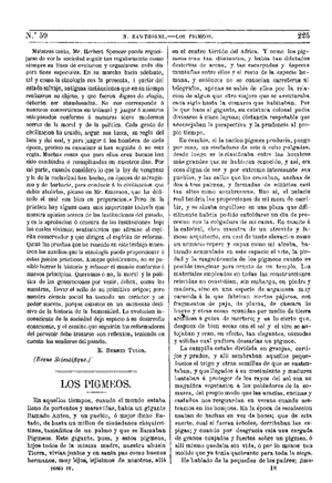 Nataniel Hawthorne, Los pigmeos, 1875