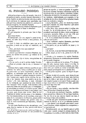 Nataniel Hawthorne, El para&iacute;so perdido, 1875