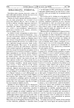 F. de P. Arrillaga, Bibliograf&iacute;a forestal, 1875