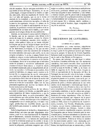 Enrique de Leguina, Recuerdos de Cantabria, 1875