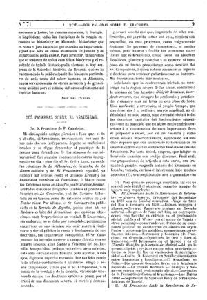 Gumersindo Laverde Ruiz, Dos palabras sobre el krausismo, 1875