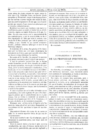 Joaquín Rodríguez San Pedro, Fundamentos y efectos de la propiedad individual, 1875