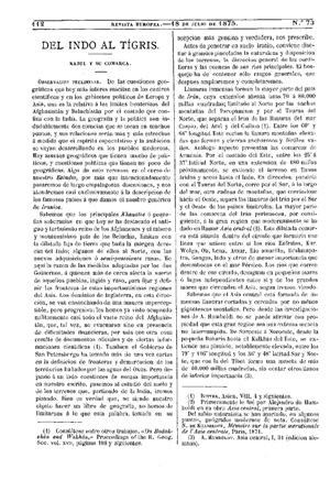 Francisco Garc&iacute;a Ayuso, Del Indo al Tigris, 1875