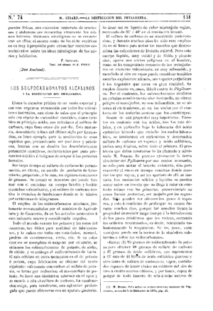 Mauricio Girard, Los sulfurocarbonatos alcalinos, 1875