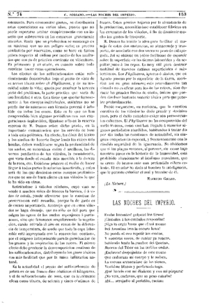 Jos&eacute; del Castillo y Soriano, Las noches del Imperio, 1875