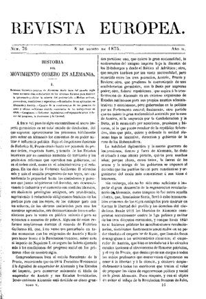 Joaqu&iacute;n Mart&iacute;n de Ol&iacute;as, Historia del movimiento obrero en Alemania, 1875