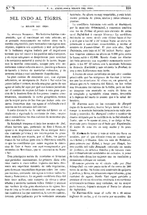 Francisco Garc&iacute;a Ayuso, Del Indo al Tigris, 1875