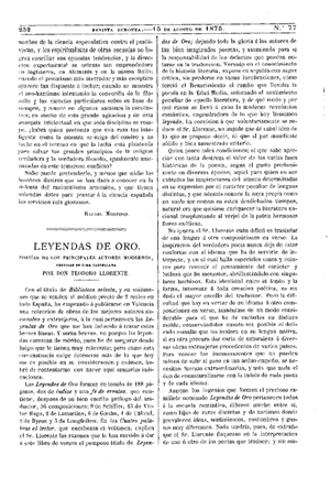 Manuel Cañete, Leyendas de Oro, 1875