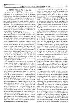 James Duval, La acción fisiológica de la luz, 1875