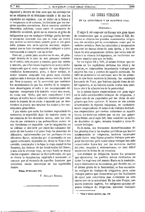 Juan Hawkshaw, Las obras públicas en la antigÁedad y en nuestros días, 1875