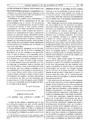 José Ruiz León, Objeciones a un árbitro para gobernar a España, 1875