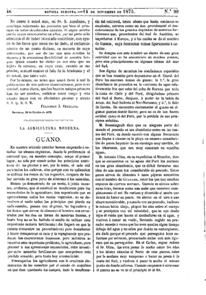 Luis María Utor, La agricultura moderna, 1875