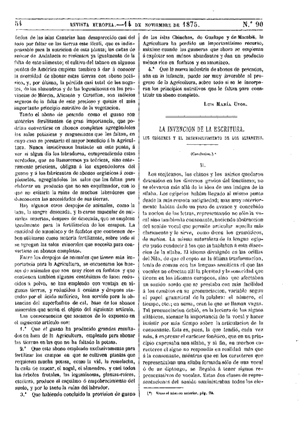 Alfredo Maury, La invenci&oacute;n de la Escritura, 1875