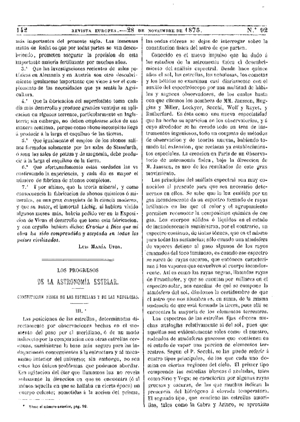 Rodolfo Radau, Los progresos de la Astronomía estelar, 1875