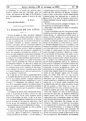 Armando Dubarry, La elección de los Papas, 1875