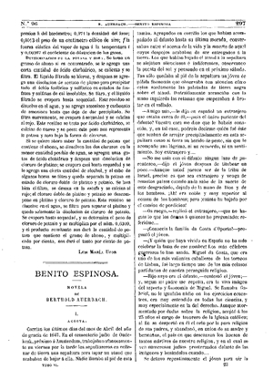 Berthold Auerbach, Benito Espinosa, 1875